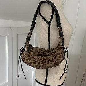 Kate Spade Brown and Black Patterned Shoulder Bag